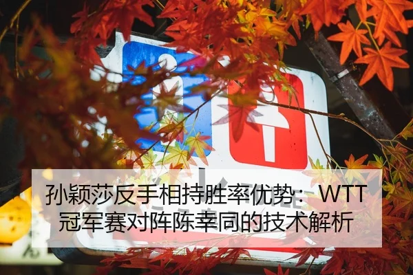 孙颖莎反手相持胜率优势：WTT冠军赛对阵陈幸同的技术解析